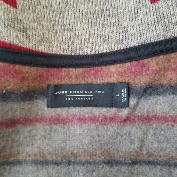 NWT! Soft & Comfy Long-Sleeve Sweater Coat w/Southwestern Design & Button Close - Picture 14 of 15